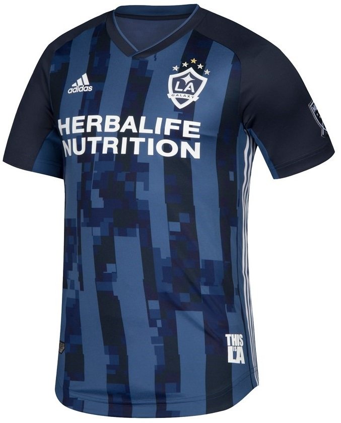 Camisa oficial Adidas Los Angeles Galaxy 2019 II jogador